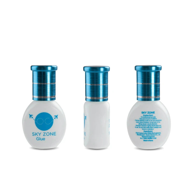 10 bottles Sky Zone Glue Eyelash Extensions Glue 1-2s dry time Fastest Strongest Lash Glue 5ml Most Powerful keep 6-7weeks