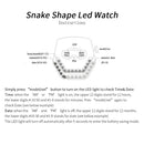 Personalized Men's Watch Men Led Watches Unique Dial Black Stainless Steel Multifunctional Electronics Wristwatches Reloj Hombre