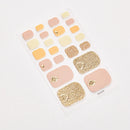 Sanuxc Toe Nail Sticker Self Adhesive Nail Polish Sticker Plain Stickers Nail Decoration Minimalist Nail Wraps Full Cover