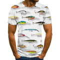 2023 Hot New Men Leisure 3D Printing T Shirt Funny Fish Print Tees Men/Women T-shirt Hip Hop Streetwear Oversized Harajuku Tops