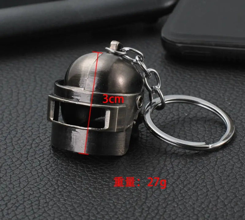 PUBG Fashion Eat Chicken Keychain Battlegrounds Backpack Battle Frying Pan Helmet 98k Key Ring Woman Man Jewwlry Wholesale