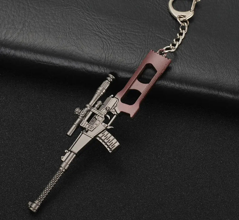 PUBG Fashion Eat Chicken Keychain Battlegrounds Backpack Battle Frying Pan Helmet 98k Key Ring Woman Man Jewwlry Wholesale