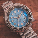 Proxima Mens Diver Watch Tuna Military Automatic Watches Mechanical Wristwatch 30Bar Waterproof Sapphire C3 Luminous NH35 Green