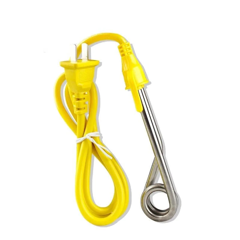 Mini calentador de agua eléctrico de 220 V y 600 W para tazas, ideal para viajes, con enchufes de la UE, Australia, Reino Unido y EE. UU.