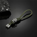 Retro Viking Pirate Skull Keychains Men Keyring Women Amulet Lanyard Bag Knife Rope Antique Pendant Accessories Handmade Jewelry