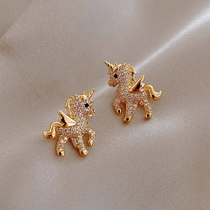 Pendientes de botón con forma de abeja de estilo coreano para mujer, exquisitos pendientes pequeños y elegantes, joyería para bodas, fiestas y cumpleaños.