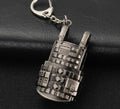 PUBG Fashion Eat Chicken Keychain Battlegrounds Backpack Battle Frying Pan Helmet 98k Key Ring Woman Man Jewwlry Wholesale
