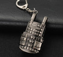 PUBG Fashion Eat Chicken Keychain Battlegrounds Backpack Battle Frying Pan Helmet 98k Key Ring Woman Man Jewwlry Wholesale