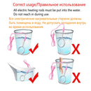 Mini calentador de agua eléctrico de 220 V y 600 W para tazas, ideal para viajes, con enchufes de la UE, Australia, Reino Unido y EE. UU.