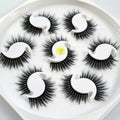 QSTY 7pairs 15-25mm 3D Mink Lashes Natural Long False Eyelashes Dramatic Volume Fake eye Lash Makeup for eyelashe extension
