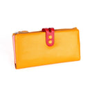 CICICUFF Fashion Wallet Women Genuine Leather Long Clutch Ladies Purse with Zipper Pocket Colorful Phone Wallet Female Billfold