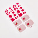 Sanuxc Toe Nail Sticker Self Adhesive Nail Polish Sticker Plain Stickers Nail Decoration Minimalist Nail Wraps Full Cover