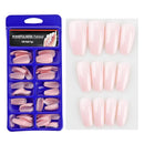 Fake Nails 100PCS Claw Shape Full Cover Wearable DisassemblyGlossy Pure White Red Orange Natural False Nails Tips