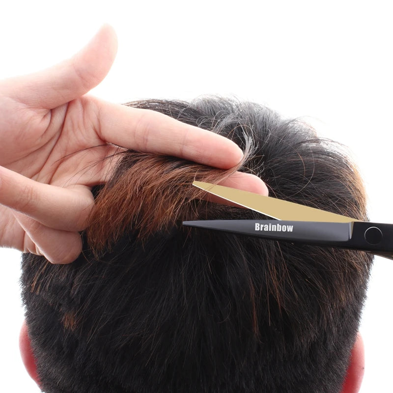 Brainbow 5.5' /6.0' Professional Hair Scissors Japan Hairdressing Barber Scissors Thinning Cutting Shears Haircut Hair Style