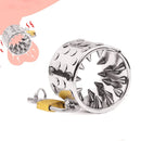 قفل قضيب معدني، حلقة قضيب، أداة تمديد كرات الذكور الثقيلة، تأخير وقت القذف، ألم حاد للرجال