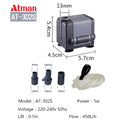 ATman 2.5W 5W 6W 8W 13 27W fishtank waterpump Submersible Water Fountain Pump Filter Fish Pond Aquarium Water Pump Tank Fountain