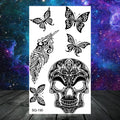 Realistic Thorns Dragon Wolf Tatoos Temporary Tattoos For Adult Men Kids Lion Tiger Skull Fake Tattoo Neck Arm Hands Small Tatoo