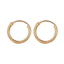 Woozu Hoop Earrings Jewellery Women Gold /Black/Silver Color Round Circle Earring Ear Ring Clip Earrings aretes Mujer aros