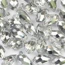 YHBZRET Waterdrop Pendant Austrian crystal beads 8*13mm 30pcs Teardrop glass loose bead for jewelry making bracelet Earrings DIY