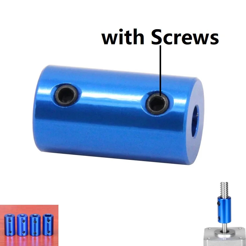 RAMPS 1pcs Aluminum Alloy Coupling Bore D14L25 5mm 6mm 8mm Blue Flexible Shaft Coupler Screw For Stepper Motor Accessories