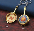 PUBG Fashion Eat Chicken Keychain Battlegrounds Backpack Battle Frying Pan Helmet 98k Key Ring Woman Man Jewwlry Wholesale