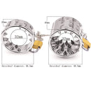 قفل قضيب معدني، حلقة قضيب، أداة تمديد كرات الذكور الثقيلة، تأخير وقت القذف، ألم حاد للرجال