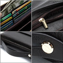 Genuine Leather Business Clutch Wallet Men Long Leather Phone Bag Purse Male Large Size Handy Coin Wallet Card Holder Money Bag