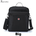 New upgrade Men Shoulder Bag Brand Casual Messenger Bags Waterproof Man Purse Oxford Zipper Crossbody Can Be Equipped With Belt