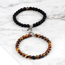 Fashion 2pcs/Set Magnet Couple Bracelets Natural Stone Beads Bracelets For Lovers Distance Valentine Bracelet Friendship Jewelry