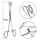 1pc Surgical Steel Tweezers for Catch Bar Grasp Clamp Plier Professional Clip Hold Pole Balls Forceps Body Piercing Jewelry Tool