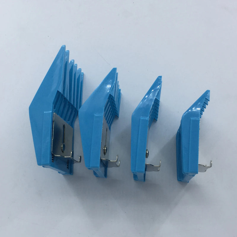 Juego de 4 cuchillas para cortadora de mascotas, guía de accesorios, peine de tamaño estándar, compatible con cuchillas Oster A5.