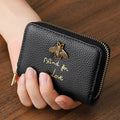 Brand Designer Leather Organizer Credit Card Holder Women Business Cards Holder 2023 Ladies Minimalist Travel Card Bag Wallets