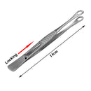 1pc Surgical Steel Tweezers for Catch Bar Grasp Clamp Plier Professional Clip Hold Pole Balls Forceps Body Piercing Jewelry Tool