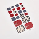 Sanuxc Toe Nail Sticker Self Adhesive Nail Polish Sticker Plain Stickers Nail Decoration Minimalist Nail Wraps Full Cover