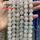 A+ Natural Moonstone Beads Smooth Round Loose Spacer Beads For Jewelry Making DIY Beads Bracelets Necklace 6/8/10mm 15" Strand