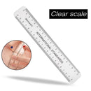Universal Brand New 1pc Semi Permanent Makeup Guide Ruler Measure Tools Eyebrow Stencil Template Grooming Brow Shaping Styling
