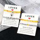 Fashion 2pcs/Set Magnet Couple Bracelets Natural Stone Beads Bracelets For Lovers Distance Valentine Bracelet Friendship Jewelry