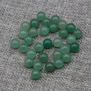 20Pcs Natural Stone Beads 8 MM Without Hole Round Semi-Precious For Potted Plants Fish Tank Decorations