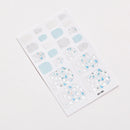 Sanuxc Toe Nail Sticker Self Adhesive Nail Polish Sticker Plain Stickers Nail Decoration Minimalist Nail Wraps Full Cover