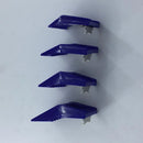 Juego de 4 cuchillas para cortadora de mascotas, guía de accesorios, peine de tamaño estándar, compatible con cuchillas Oster A5.