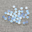 20Pcs Natural Stone Beads 8 MM Without Hole Round Semi-Precious For Potted Plants Fish Tank Decorations