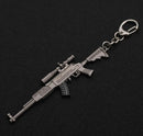 PUBG Fashion Eat Chicken Keychain Battlegrounds Backpack Battle Frying Pan Helmet 98k Key Ring Woman Man Jewwlry Wholesale