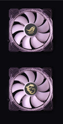 PC Case Fan Metal Sticker ROG MSI AORUS Label Gold-plated Cooling Fan Sticker Chassis Sticker GPU Decorative Sticker