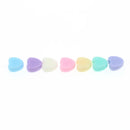 Acrylic Charm Beads Heart Mixed For DIY Jewelry Making 8mm