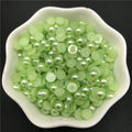 4mm 6mm 8mm 10mm Imitation Pearl Half Round Pearl Flat Back Scrapbook Beads For Phone Case Scrapbook DIY Jewelry Making