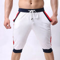 XXL  Brand Men Shorts Cotton Beach Boxer Sexy Wear Baseball capri Designer Shorts New Trunks FX1023