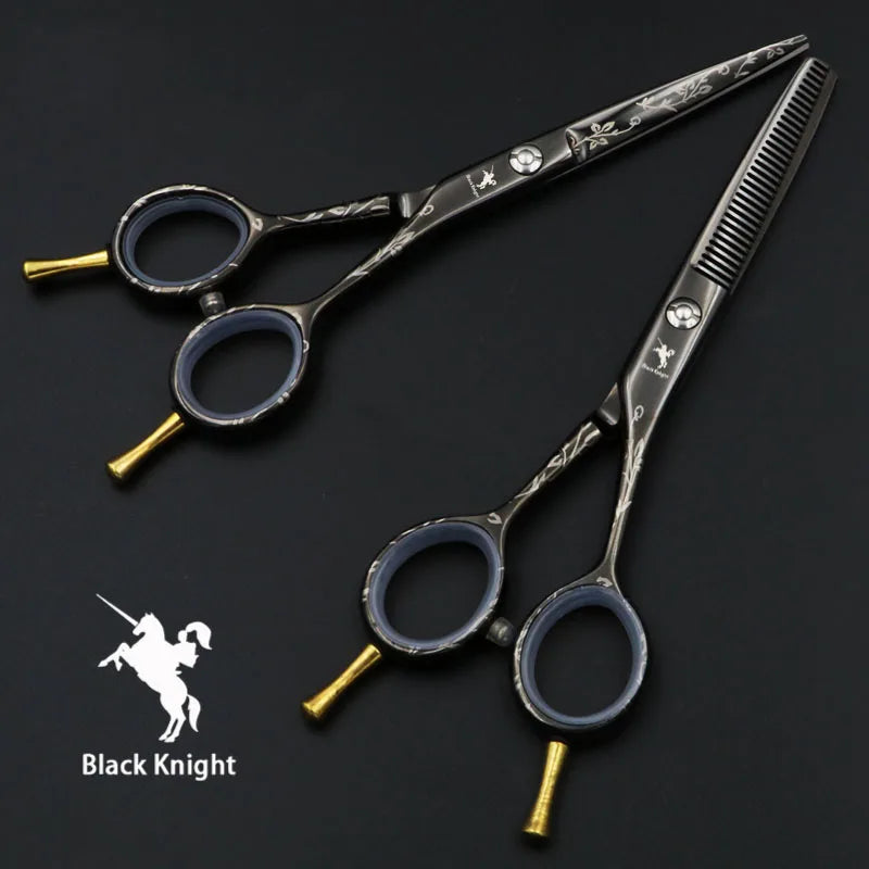 Juego de tijeras de peluquería profesional de 5,5 pulgadas, tijeras de corte y entresacado, alta calidad y personalidad.