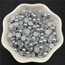 4mm 6mm 8mm 10mm Imitation Pearl Half Round Pearl Flat Back Scrapbook Beads For Phone Case Scrapbook DIY Jewelry Making