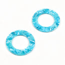 Leopard Print,Tortoise Shell Earring Charm,Acetate Acrylic Beads,Circle Shaped,Boho,Earring Parts,Ohrringe finding,40mm-ACE220