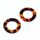 Leopard Print,Tortoise Shell Earring Charm,Acetate Acrylic Beads,Circle Shaped,Boho,Earring Parts,Ohrringe finding,40mm-ACE220